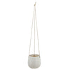 Ceramic 6\" Hanging Planter - White