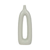 Ceramic 14\" Open Cut-Out Vase - Sage Green