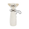 Ceramic 7\" Cat - Beige