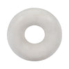 Marble 6\" Round Sculpture - White