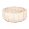 Wood 9\" Scalloped Bowl - Natural