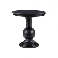 Adeline Round Accent Table - Black
