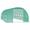 Outsunny 26.2' X10' X 6.7' Large Walk In Tunnel Greenhouse Garden Plant Seed Green House Premium Steel Frame