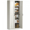 HOMCOM Kitchen Pantry Cabinet with Adjustable Shelves for Dining Room