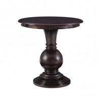 Amelia Round End Table - Espresso