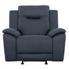 Sutton 42 in. Upholstered Power Rocker Recliner - Blue