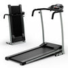 Costway 2 Hp Folding Treadmill Motorized Running Machine 12 Preset Program & Lcd Display Black
