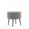 Bailey Mid-Century Modern Upholstered Accent Ottoman in Sage Green