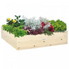 Outsunny Wooden Raised Garden Bed Kit, Elevated Planter Box With Bed Liner For Backyard, Patio To Grow Vegetables, Herbs, And Flowers, 4' X 4' X 12\"