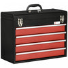 Durhand Metal Tool Box Portable Tool Chest Organizer With Drawers