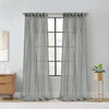 Habitat Paloma Pale Thyme Sheer Dual Header Curtain Panel - 52 x 95