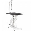 Pawhut Dog Grooming Table, Deluxe Professional Pet Grooming Table For Larger Dogs Z-lift Hydraulic With Arm Noose - Black