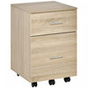 Vinsetto 2 Drawer Filing Cabinet With Hanging Rail