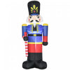 Homcom 8ft Nutcracker Soldier Inflatable Christmas Decoration