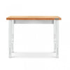 Gladiator 4' Adjustable Height Hardwood Workbench - Hammered White
