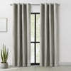 Thermaplus Alpine Light Grey Blackout Grommet Curtain Panel - 52 x 95