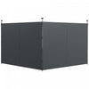 Outsunny 10'x20' Or 10'x10' Pop Up Canopy Side Panels Replacement, Grey