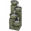 Outsunny Outdoor Fountain With Adjustable Flow, Stone Look