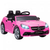 Aosom 12v Kids Electric Powered Ride-On Car With Parent Remote Control Two Motors Music Lights Suspension Wheels For 3-6 Years Pink