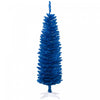 Homcom Pencil Artificial Christmas Tree, Pencil Xmas Tree, Deep Blue