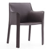 Manhattan Comfort Vogue Faux Leather Dining Chair - Grey