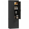 HOMCOM Tall Pantry Cabinet, 67\" Farmhouse Kitchen Storage Cabinet, Black