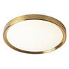 Dainolite Frida Flush Mount 30w Aged Brass Finish Lamp