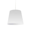 Dainolite Oversized Drum 1 Light Pendant Medium White Shade Lamp
