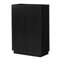 Arum High-buffet Accent Cabinet - Black Oak