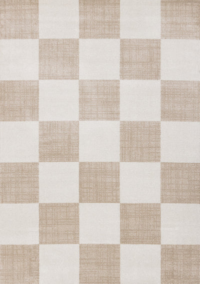 Covington Modern Checkered Indoor Area Rug - 7'10" x 10'6"|Carpette Covington à motif de damier moderne pour l’intérieur - 7 pi 10 po x 10 pi 6 po