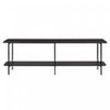 Celine Contemporary Modern 71\" Console Table in Black (2-Shelf)