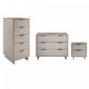 Granville Modern 3-Piece Dresser Set in Light Gray