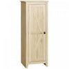 HOMCOM 48\" Kitchen Pantry, Storage Cabinet with Barn Door, Natural