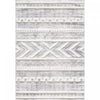 Lola Geo Moroccan Cream Shag Area Rug - 6'7\" x 9'6\"