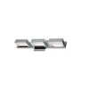 Dainolite Viola 3 Light LED Wall Vanity Light Polished Chrome Finish Lamp