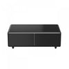Forno Evoluto Tavolo 51\" Black Smart Coffee Table – Dual Refrigerator Drawers-FCTFR7006-51BLK