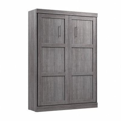 Bestar Pur Full Murphy 59-Inch Wall Bed - Bark Grey|Lit double escamotable mural Pur de Bestar de 59 po - gris écorce