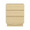 Ardea Contemporary 20\" Nightstand in Natural Oak (3-Drawer)