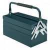 Durhand Portable 5-tray Metal Tool Box