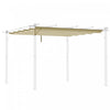 Outsunny Retractable Replacement Pergola Canopy For 10' X 10' Pergola, Pergola Cover Replacement, Beige