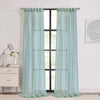 Habitat Paloma White Sheer Dual Header Curtain Panel - 52 x 108