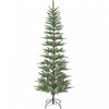 HOMCOM 7ft Fir Pencil Christmas Tree, Hinged Xmas Tree with 646 Branch Tips