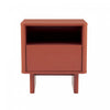 Ella Modern 20\" Nightstand in Terracotta (1-Drawer)