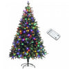 HOMCOM 7ft Prelit Artificial Christmas Tree with Dual Colour LED Light
