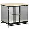 Pawhut Dog Crate Furniture With Water-resistant Cushion, Dog Crate End Table With Removable Tray, Indoor Pet Crate For Small And Medium Dogs Indoor Use