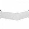 Outsunny 2 Pcs Canopy Half Walls For 10' X 10' Or 10' X 20' Canopy, White