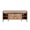 Dumbo Modern 63\" Fluted TV Stand in Golden Brown