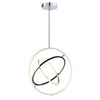 Trilogy Collection 24\" Integrated LED Pendant - Polished Nickel