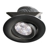 Dainolite Smpled 8 Pot Light Black Dimmable Adjustable Tilt Angle Lamp