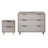 Granville Modern 2-Piece Dresser Set in Light Gray